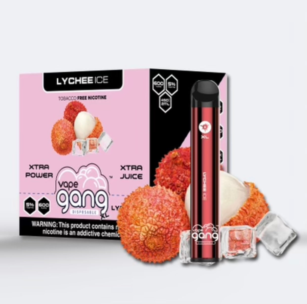LYCHEE ICE BY GANG XL | DISPOSABLE VAPE