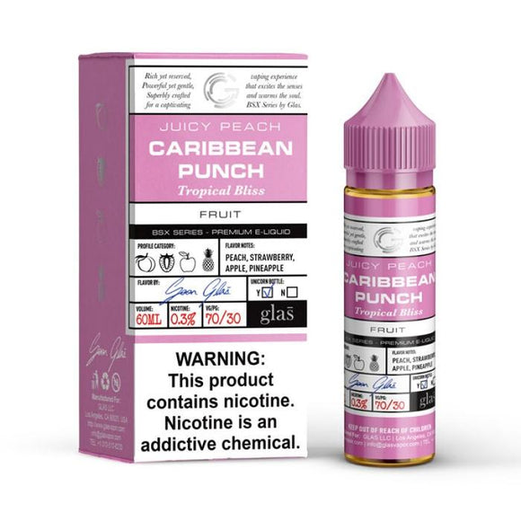Glas BSX Series Juicy Peach Caribbean Punch | E-líquido premium