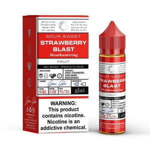 Glas BSX Serie Sour Sweet Strawberry Blast | E-líquido premium