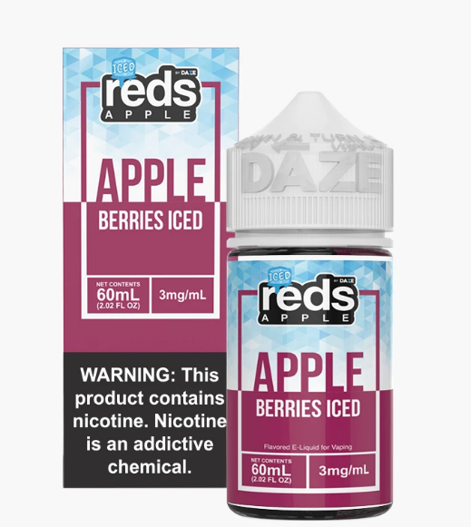 Reds E-Juice - Berries Apple Iced 60ml