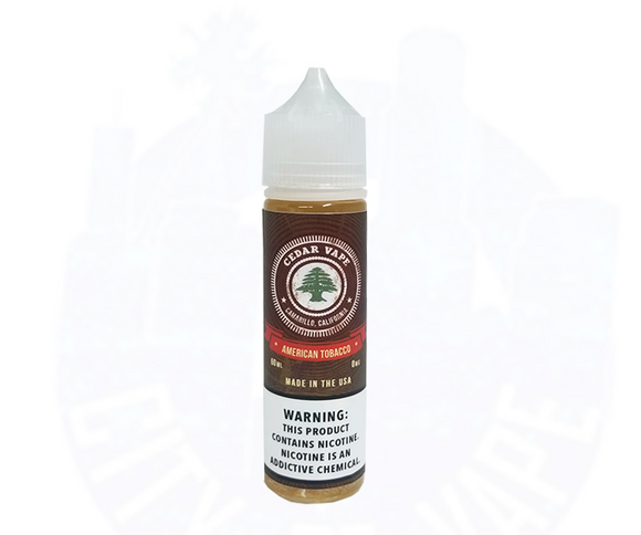 American Tobacco by Cedar Vape | 2x60mL T Plus Vape American Tobacco by Cedar Vape | 2x60mL T Plus Vape