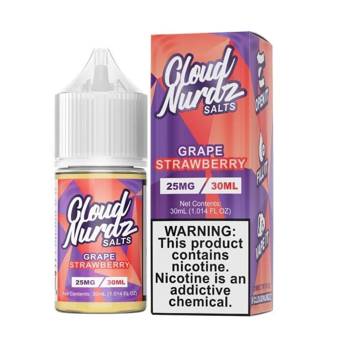 Cloud Nurdz Grape Strawberry Salts 30ml