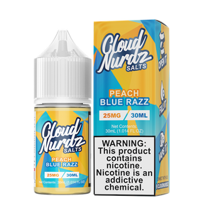 Cloud Nurdz Peach Blue Razz Salt