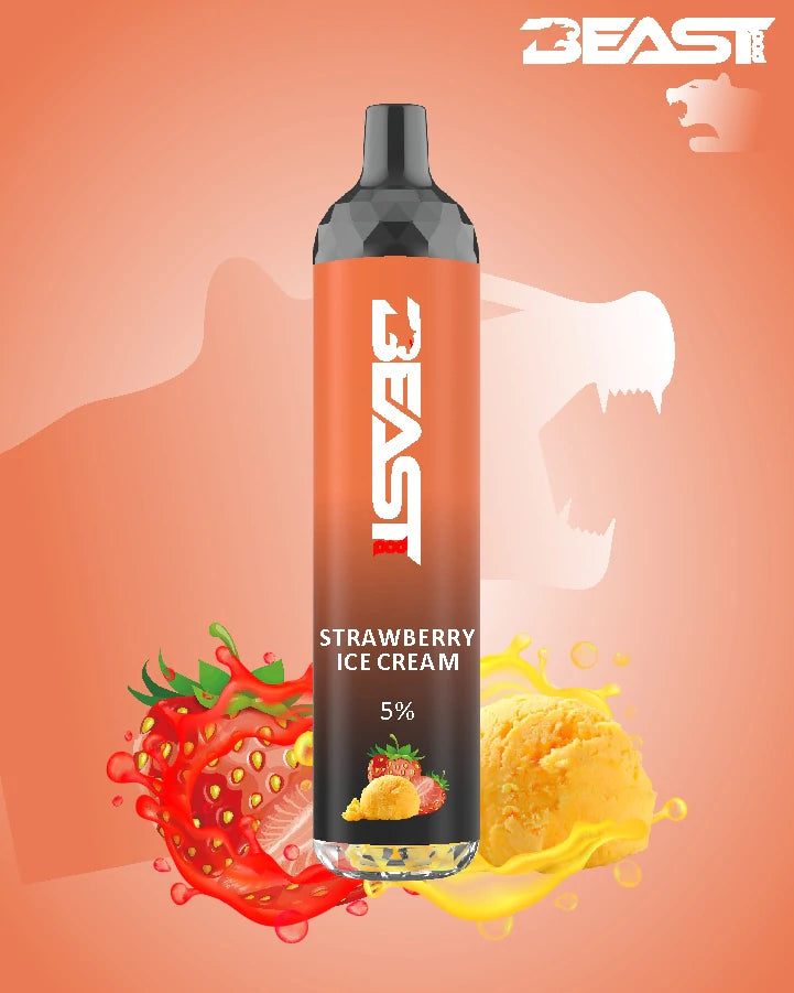 Beast Pod Strawberry Ice Cream | Disposable Vape 4500