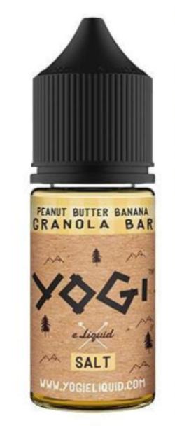 Yogi Salts Barrita de Granola y Plátano con Mantequilla de Cacahuete 30ml | Jugo electrónico