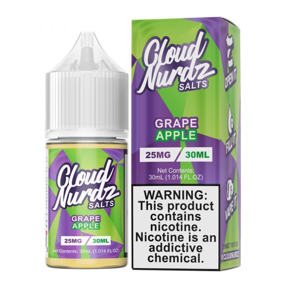Cloud Nurdz Grape Apple Salts 30ml