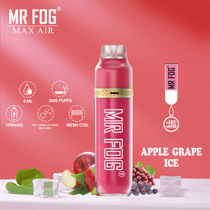 Mr Fog Max Air Apple Grape Ice | Disposable Vape