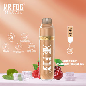 Mr Fog Max Air Strawberry Raspberry Cherry Ice | Disposable Vape