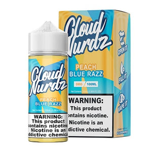 Cloud Nurdz Peach Blue Razz 100ml